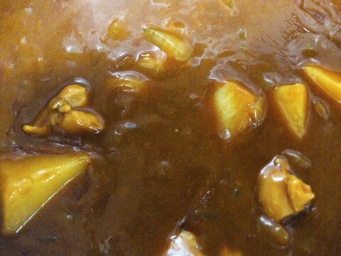 隠し味が美味しいチキンカレー